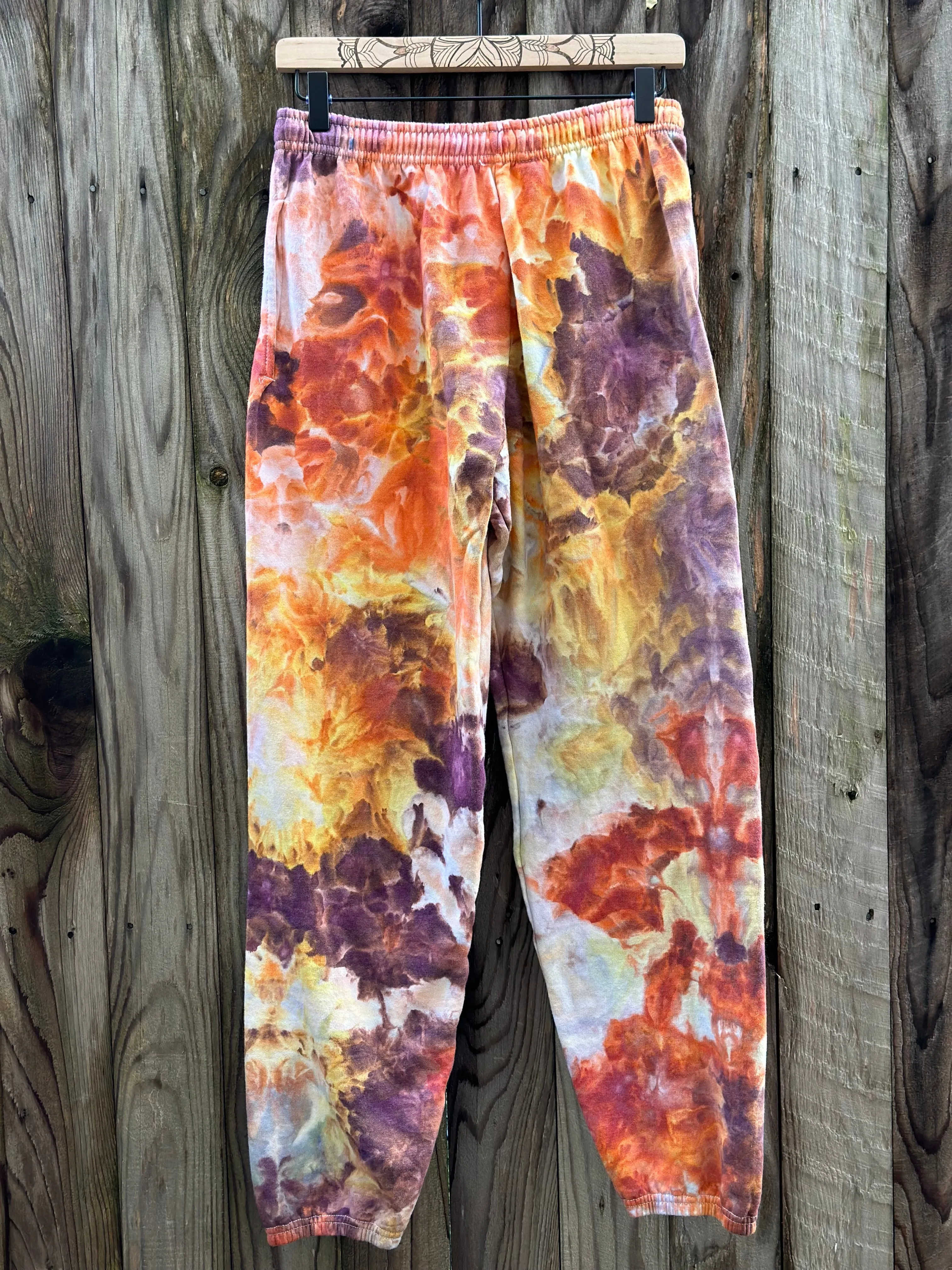 Unisex Medium Matching Zip Up Hoodie and Sweatpants in ‘Starburst’