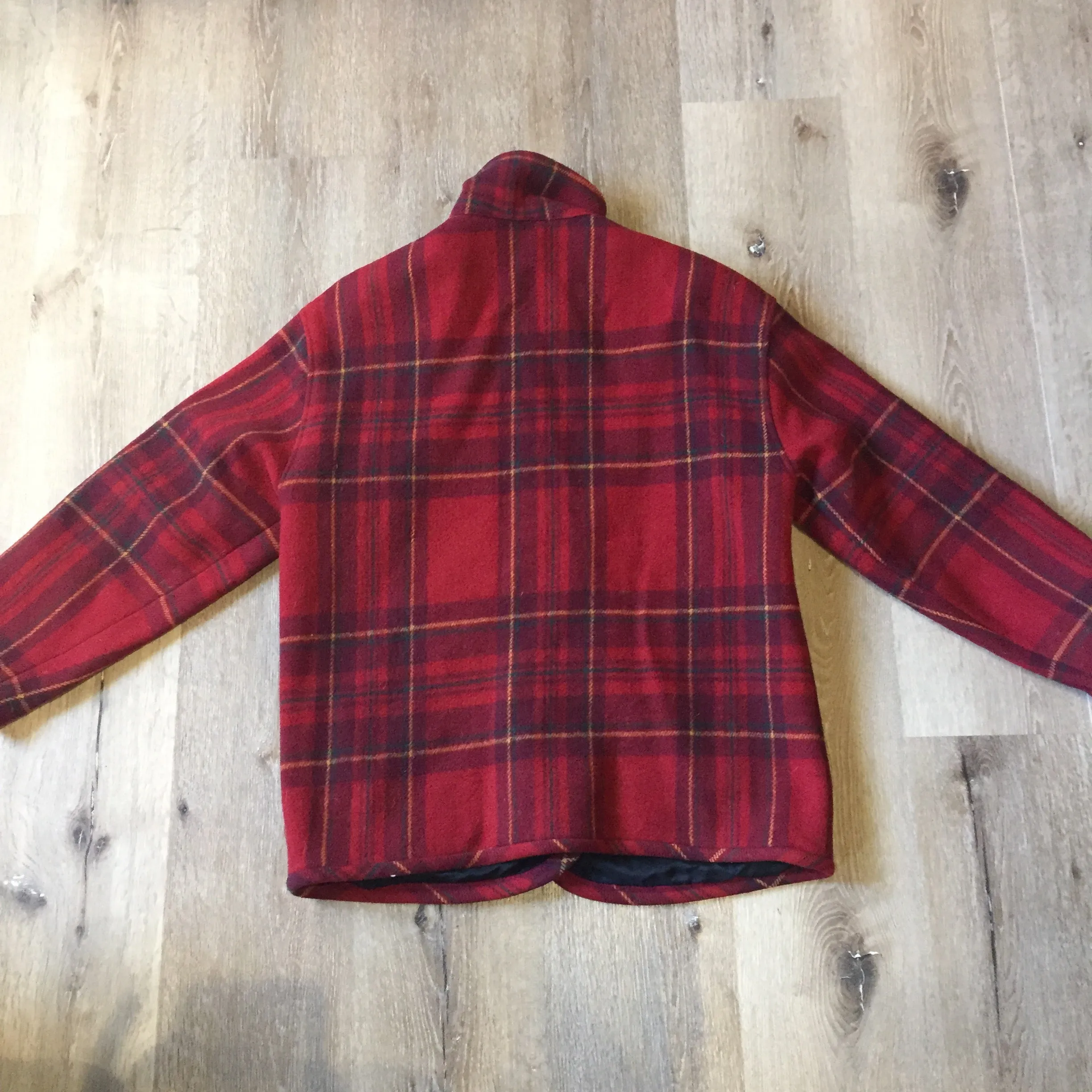 Vintage Rough Wear Red Plaid Jacket, SOLD