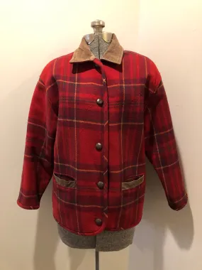 Vintage Rough Wear Red Plaid Jacket, SOLD