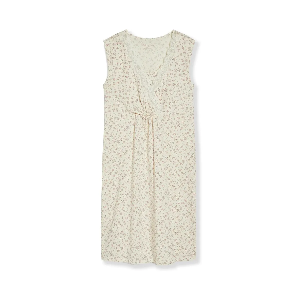 Women Short Sleeve Cotton Nightgown Maternity Dress