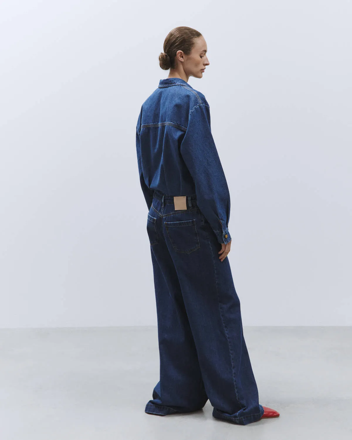WORK DENIM OVERALL